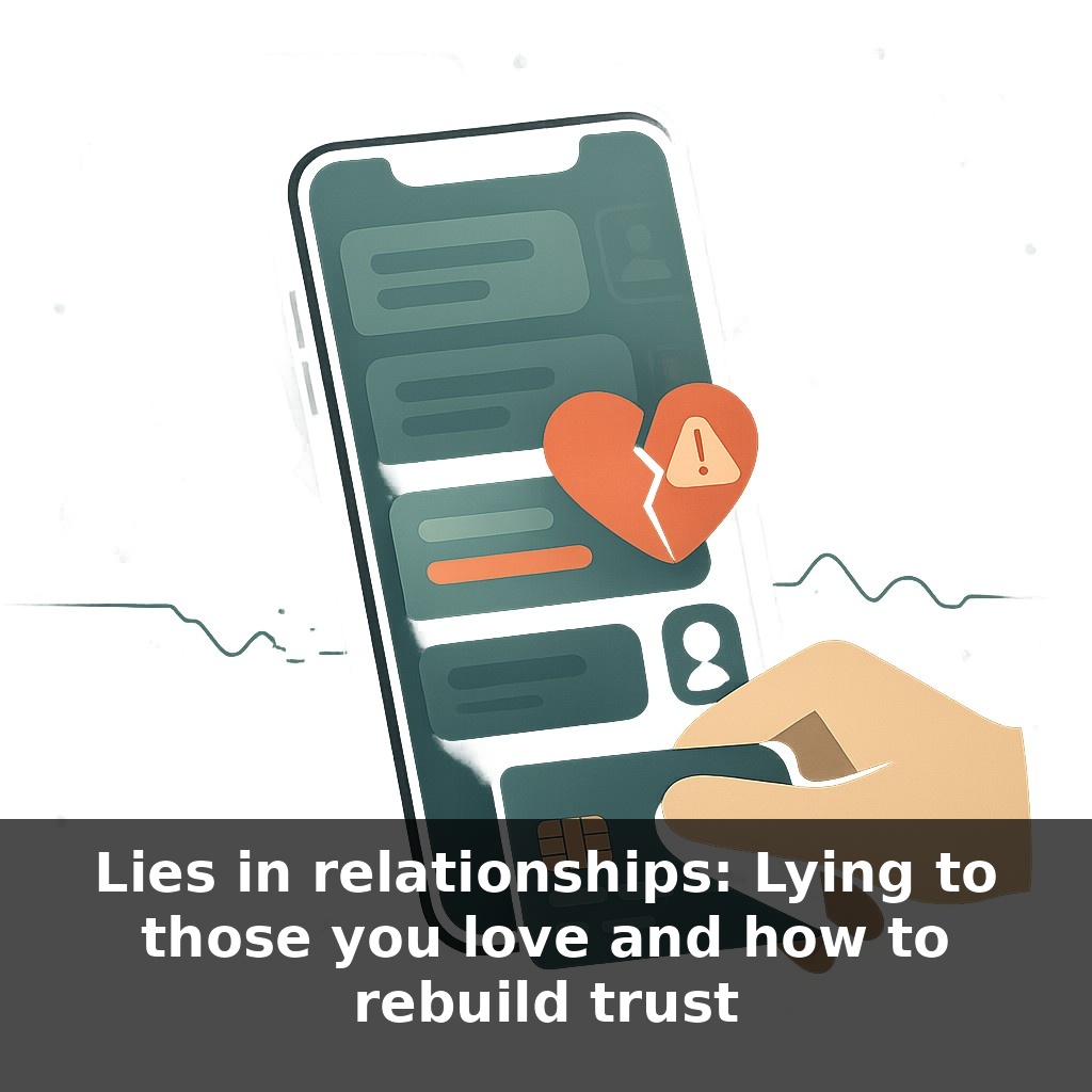 Lies in relationships: Lying to those you love and how to rebuild trust