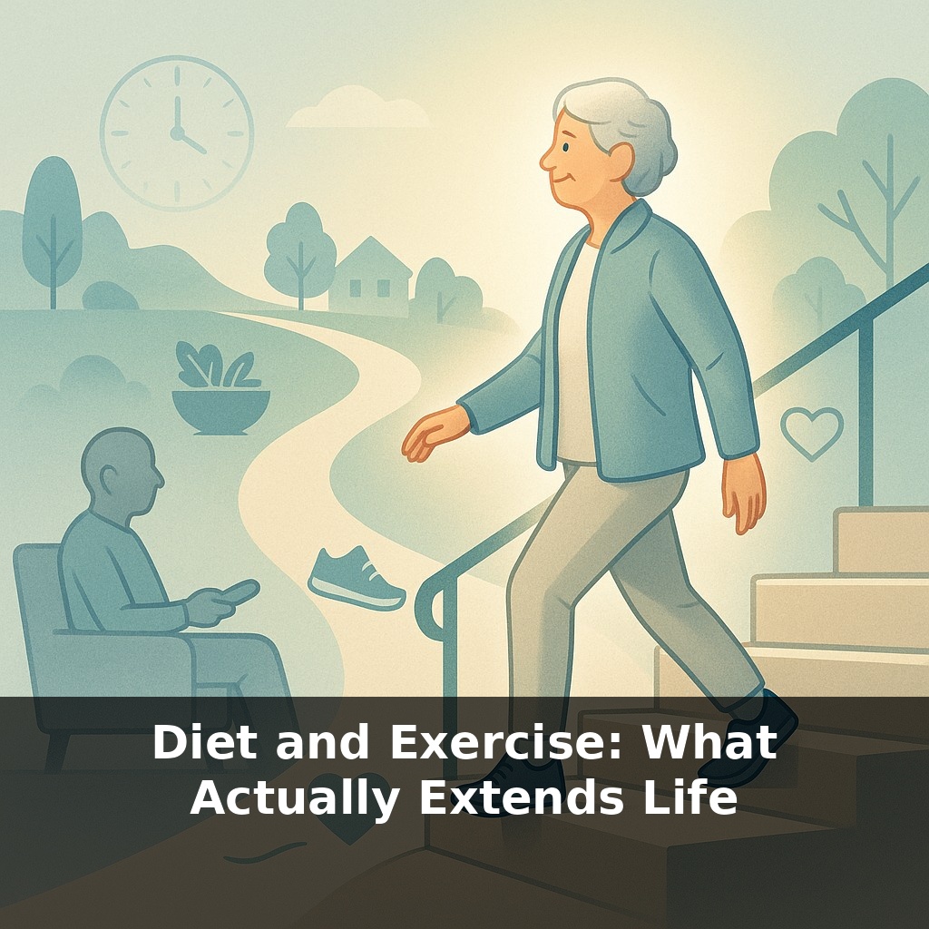 Diet and Exercise: What Actually Extends Life