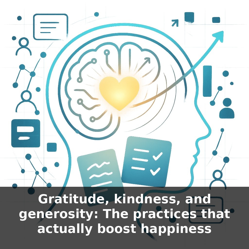 Gratitude, kindness, and generosity: The practices that actually boost happiness