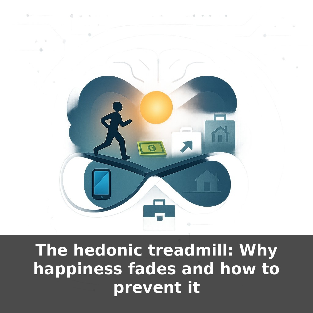 The hedonic treadmill: Why happiness fades and how to prevent it