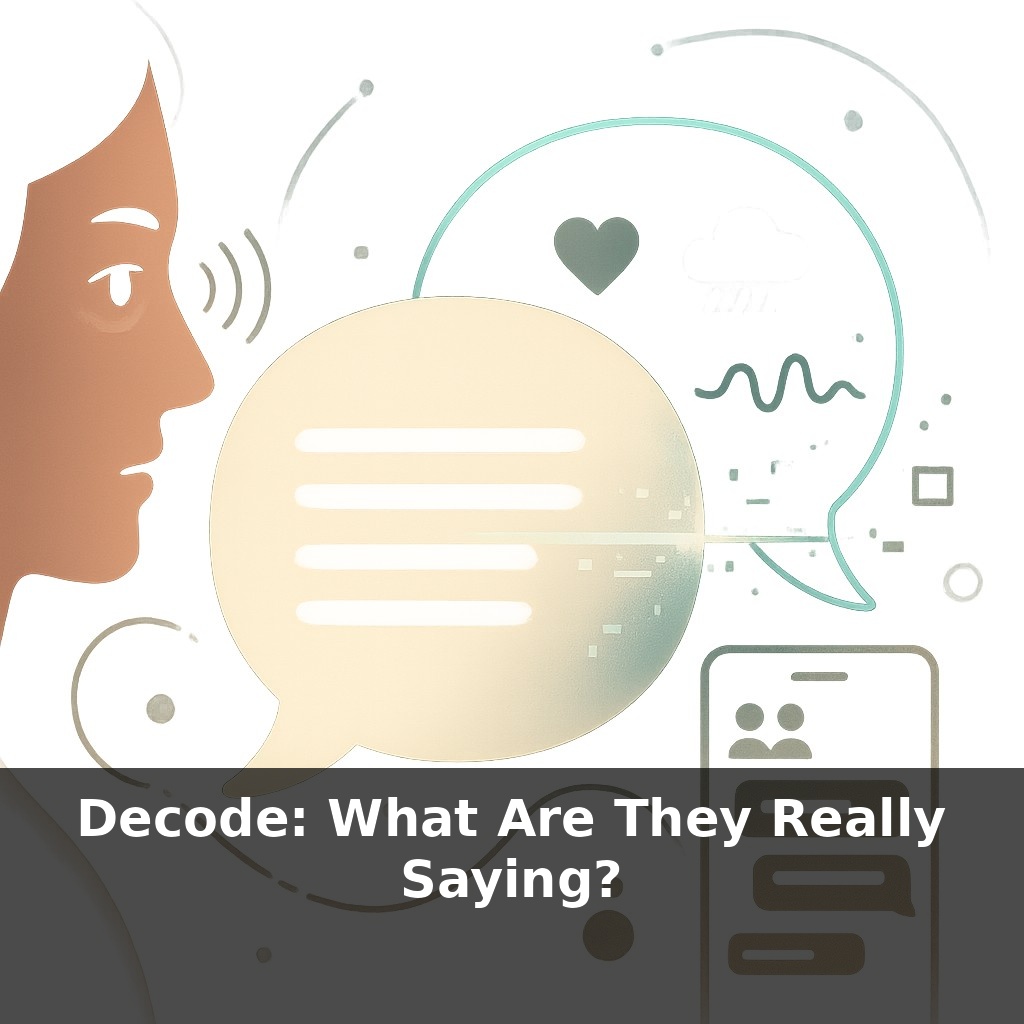 Decode: What Are They Really Saying?