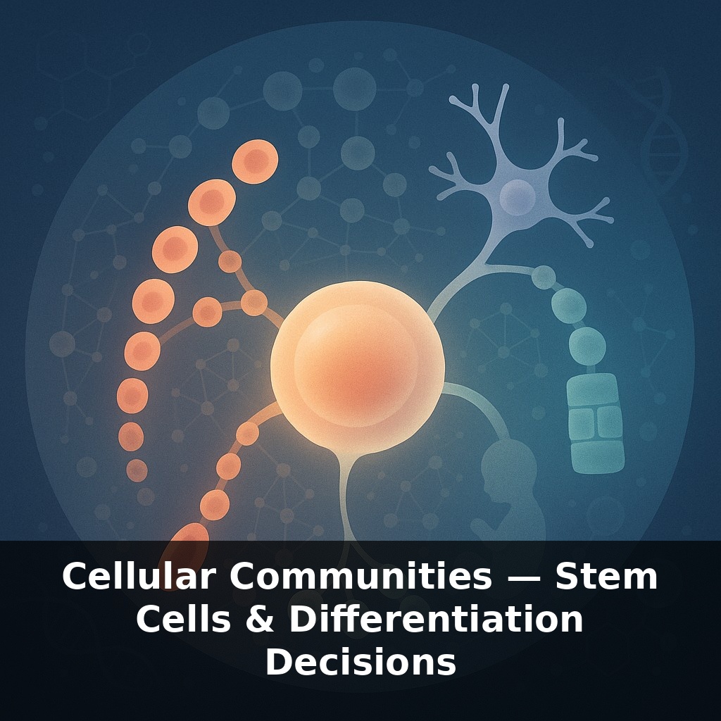 Cellular Communities — Stem Cells & Differentiation Decisions