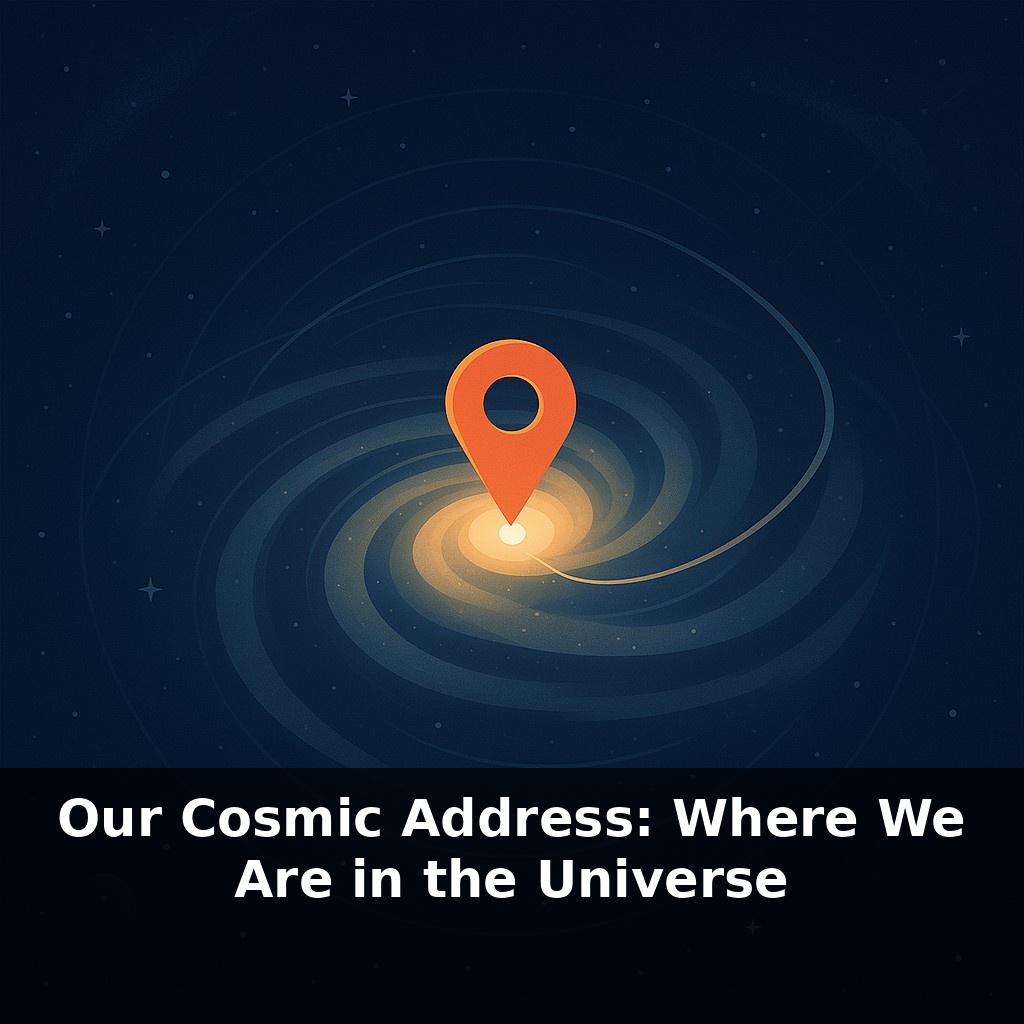 Our Cosmic Address: Where We Are in the Universe