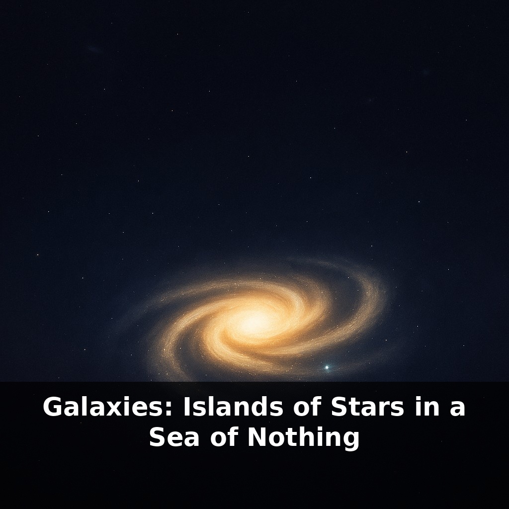 Galaxies: Islands of Stars in a Sea of Nothing