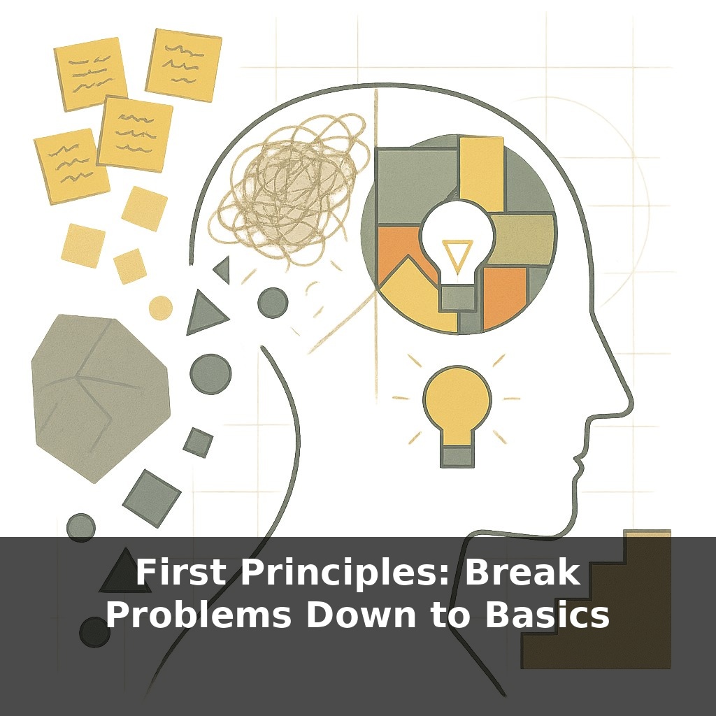 First Principles: Break Problems Down to Basics