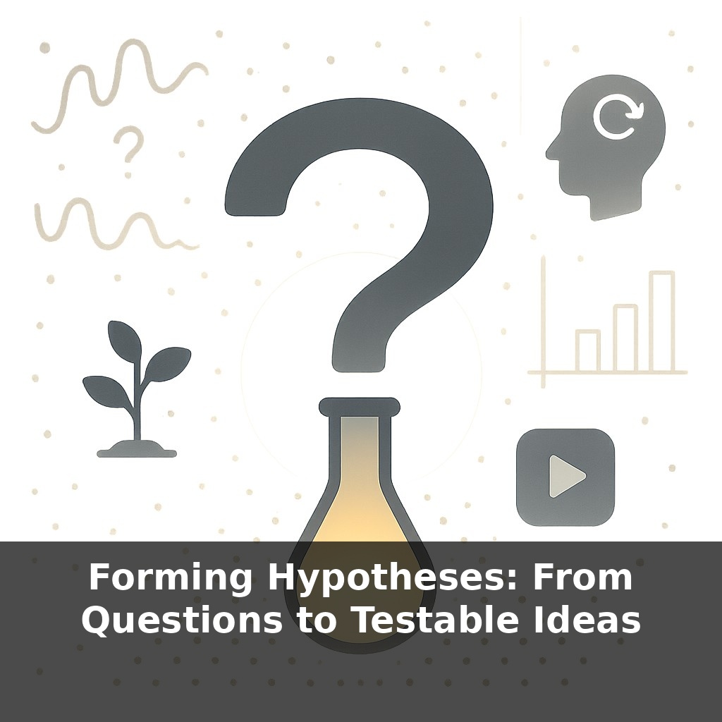 Forming Hypotheses: From Questions to Testable Ideas