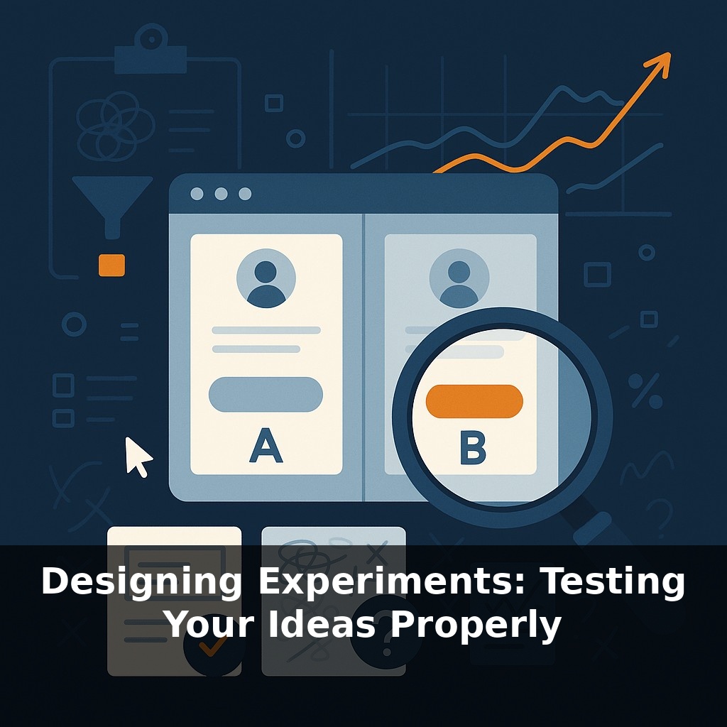 Designing Experiments: Testing Your Ideas Properly