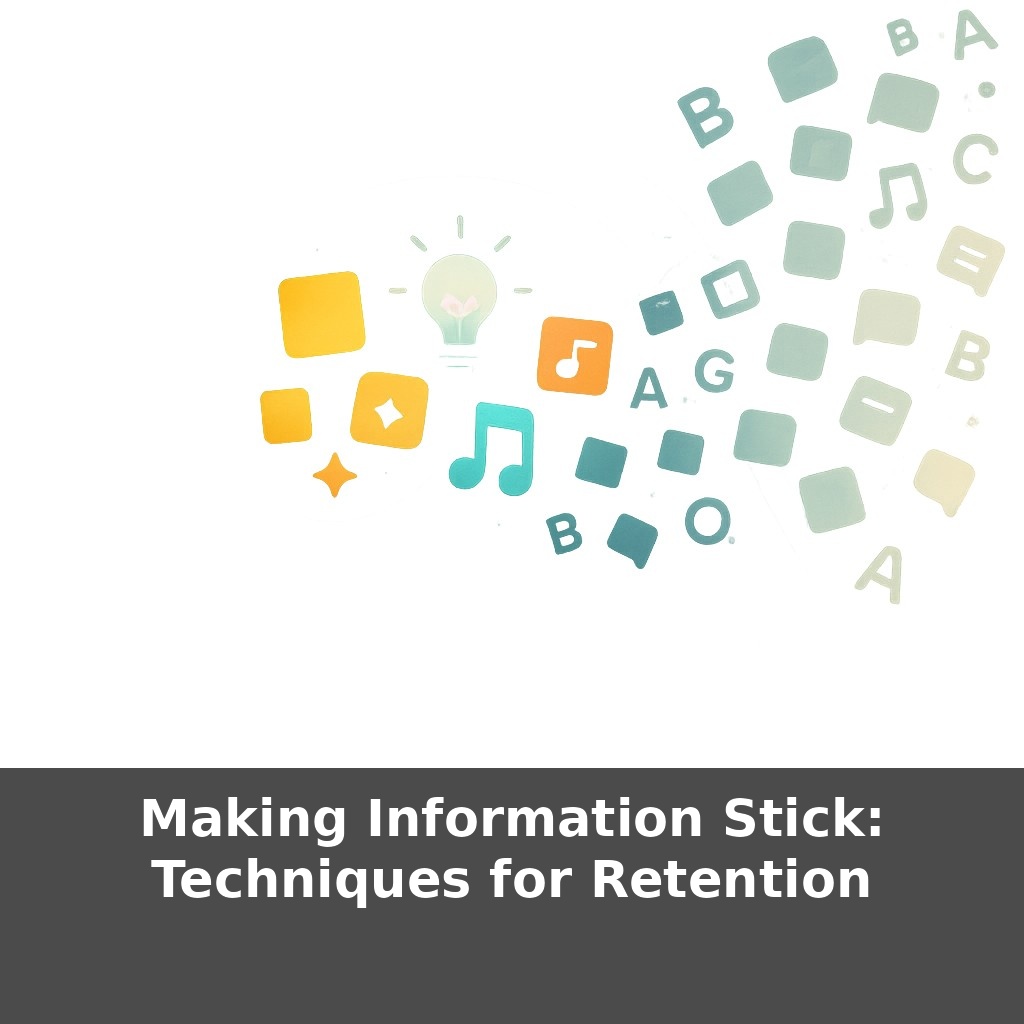 Making Information Stick: Techniques for Retention