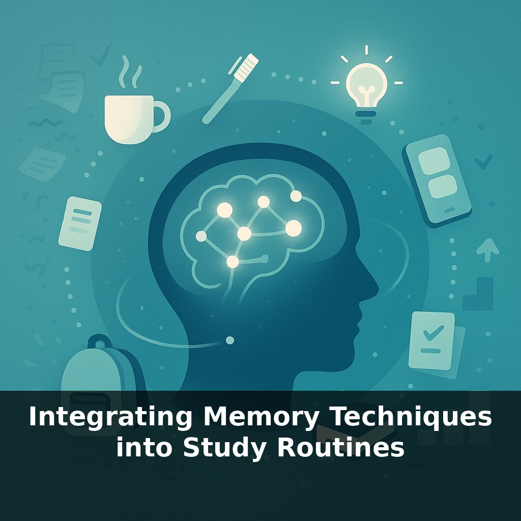Integrating Memory Techniques into Study Routines