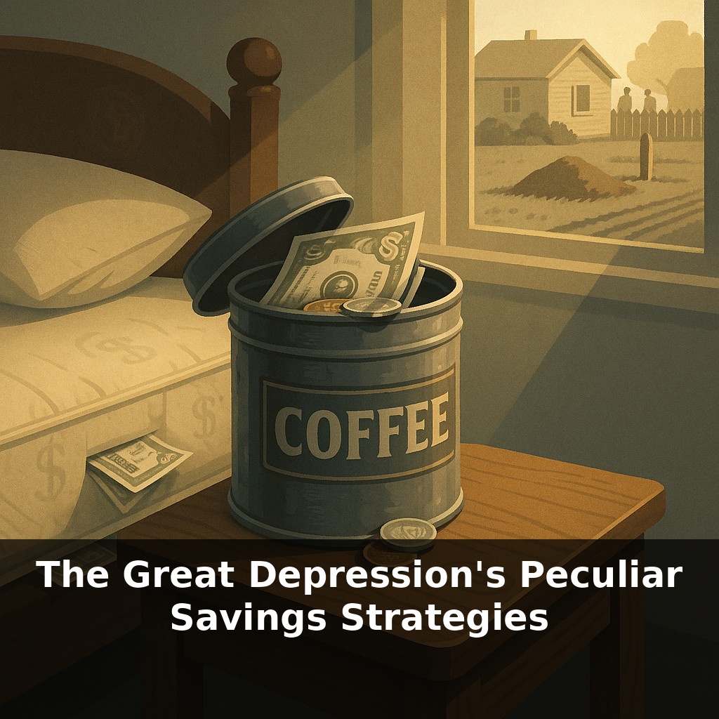The Great Depression's Peculiar Savings Strategies