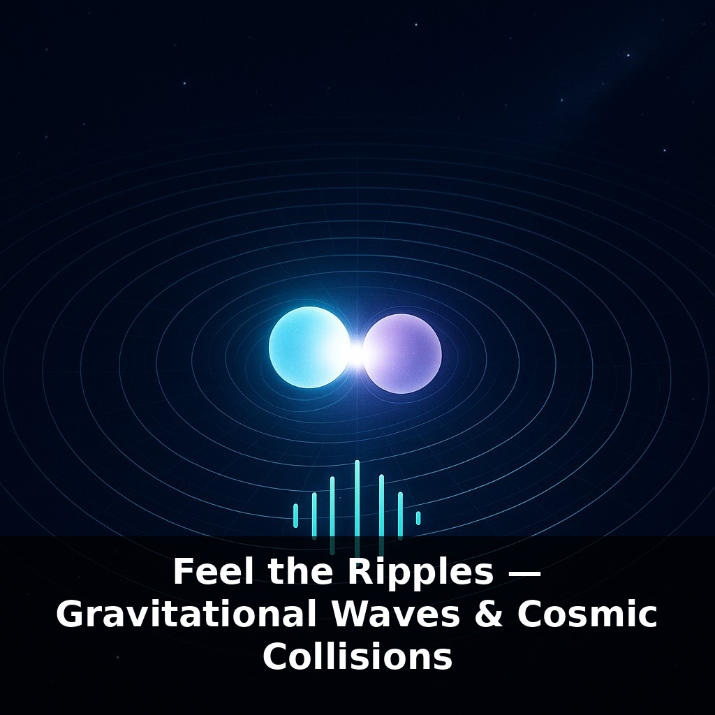 Feel the Ripples — Gravitational Waves & Cosmic Collisions