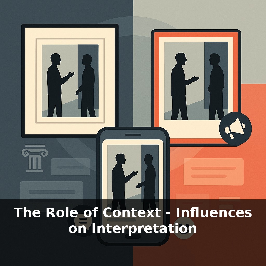 The Role of Context - Influences on Interpretation