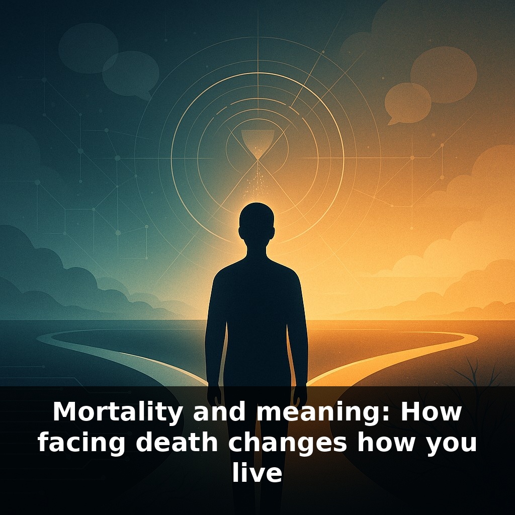 Mortality and meaning: How facing death changes how you live