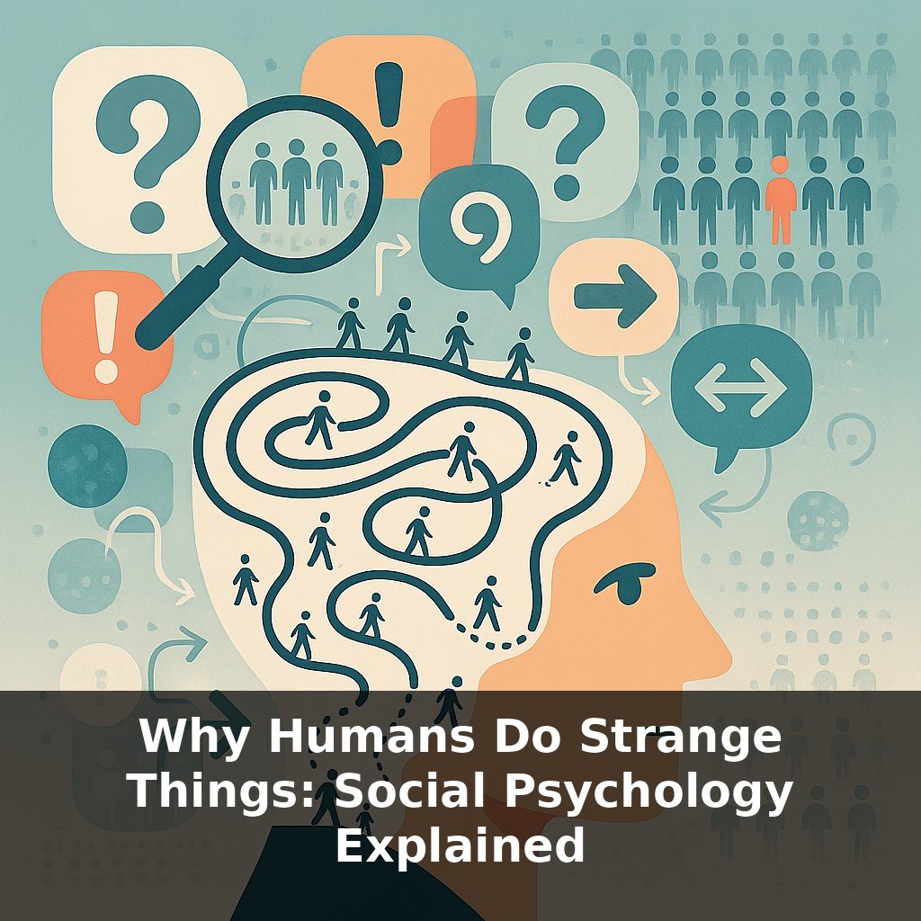 Why Humans Do Strange Things: Social Psychology Explained
