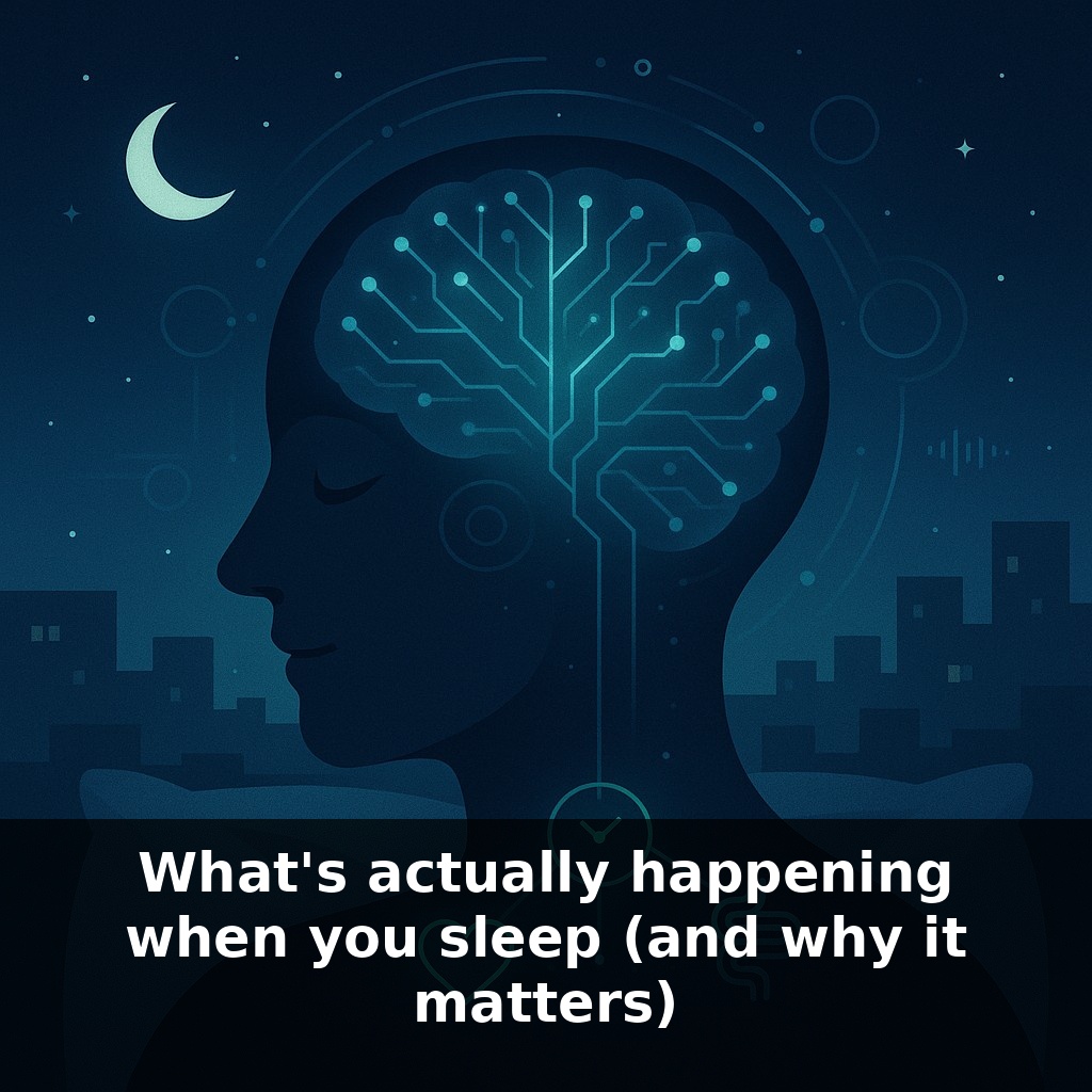 What's actually happening when you sleep (and why it matters)