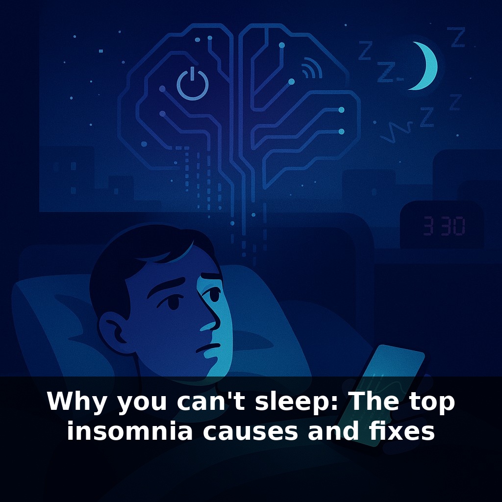 Why you can't sleep: The top insomnia causes and fixes