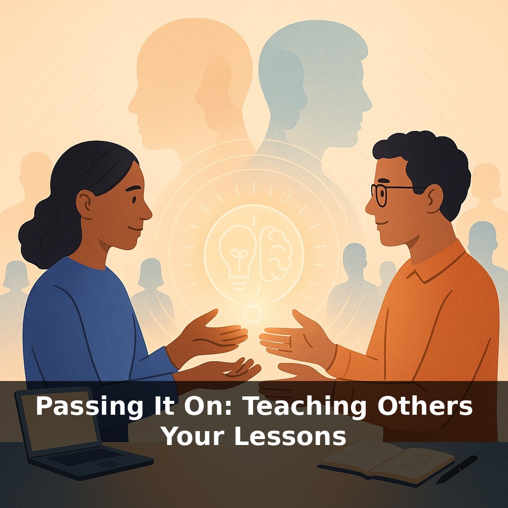 Passing It On: Teaching Others Your Lessons