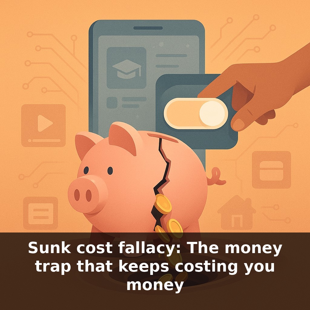 Sunk cost fallacy: The money trap that keeps costing you money