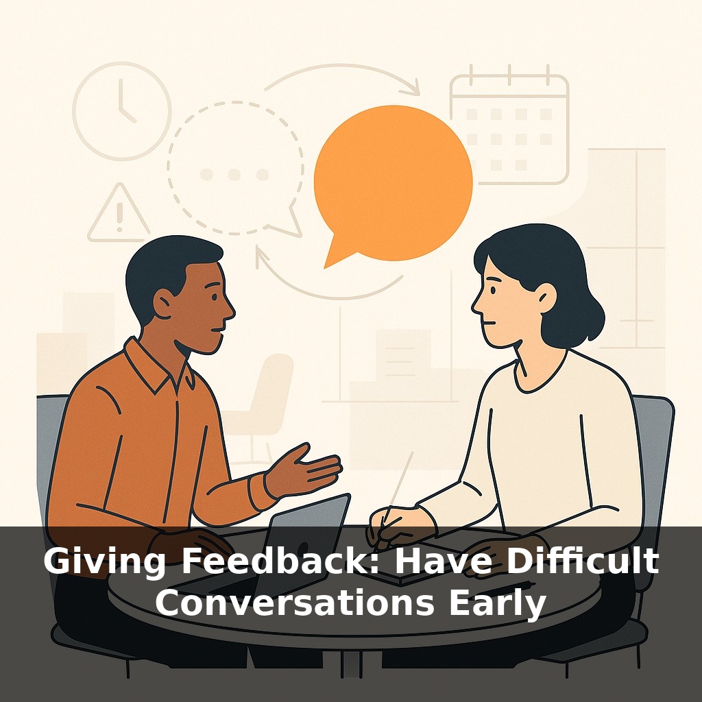 Giving Feedback: Have Difficult Conversations Early