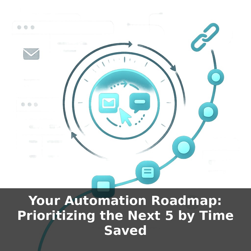 Your Automation Roadmap: Prioritizing the Next 5 by Time Saved