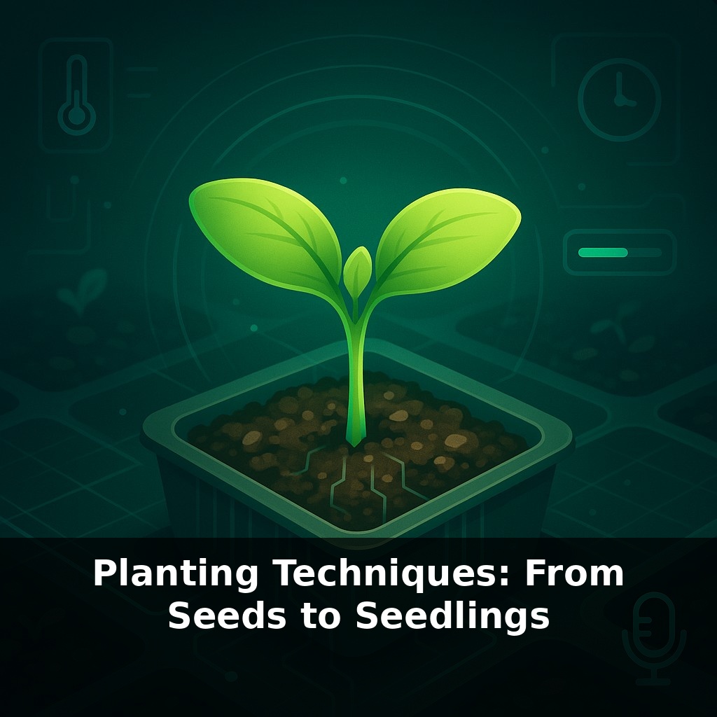 Planting Techniques: From Seeds to Seedlings